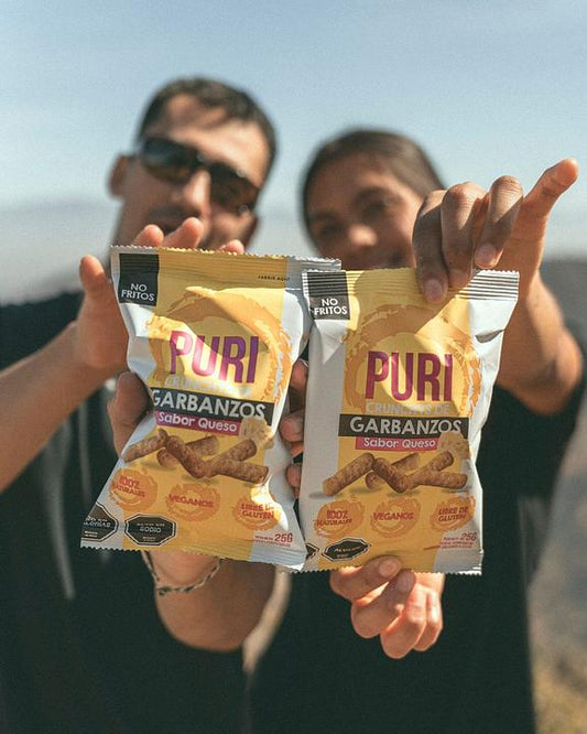 Snack Puri Crunchy Garbanzo Queso 25g - Horneado