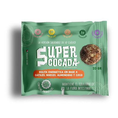 Galleta Super Cocada SuperSnack 20g - Snack de Coco