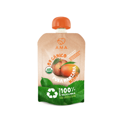 Compota Ama Time Puré Manzana Mango 90g - Orgánica