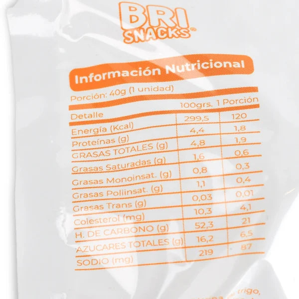 Alfajor Vegano Brisnack Sabor Coco 40g - Basado en Plantas