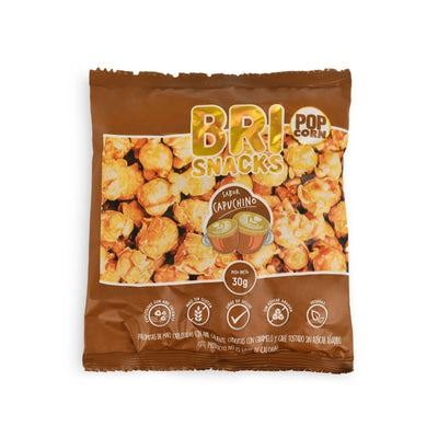Cabritas Brisnack PopCorn Capuchino Sin Azúcar 55g