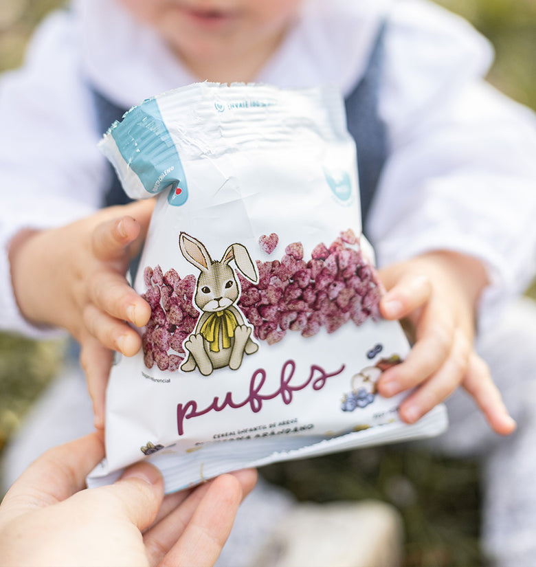Cereal Puffs Kuna Foods Manzana Arándano 10g - Sin Gluten