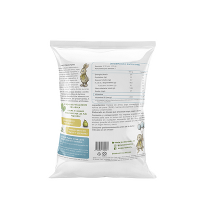 Cereal Puffs Kuna Foods Pera Espinaca 10g - Snack Saludable