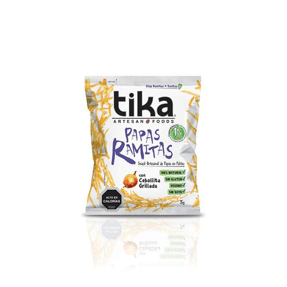 Ramitas de Garbanzo Tika Sabor Cebolla 35g - Veganas