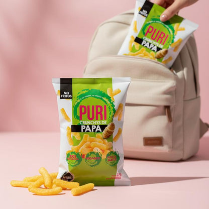 Snack Horneado Puri Crunchy Papa 22g - Sin Sellos