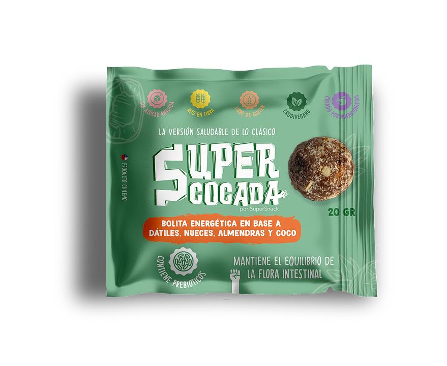 Galleta Super Cocada SuperSnack 20g - Snack de Coco