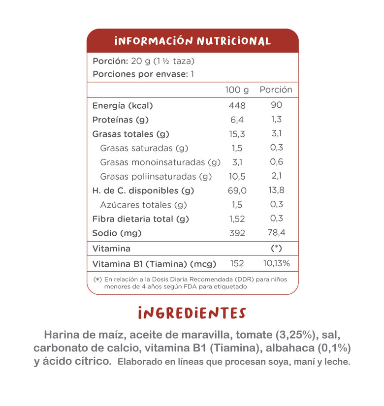 Snack Bombas Mediterráneas Kuna Foods 20g - Horneadas