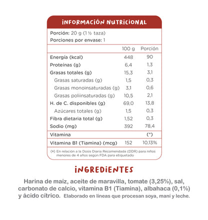 Snack Bombas Mediterráneas Kuna Foods 20g - Horneadas
