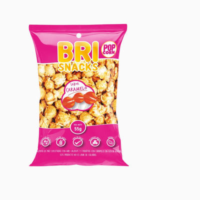 Cabritas Brisnack PopCorn Caramelo Sin Azúcar 55g