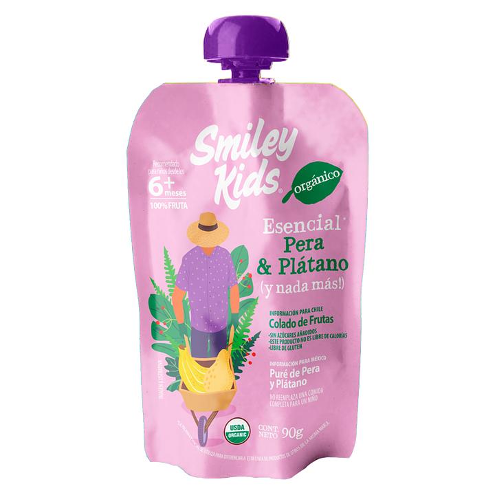 Compota Smiley Kids Pera y Plátano 90g
