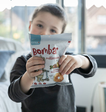 Snack Bombas Mediterráneas Kuna Foods 20g - Horneadas