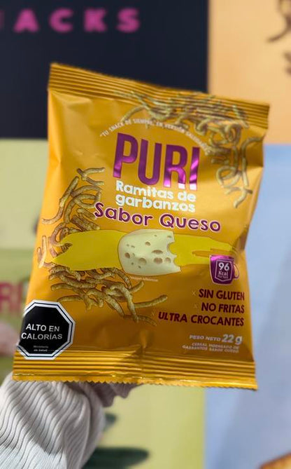 Ramitas Sabor Queso Puri 22g - Horneadas y Sin Gluten