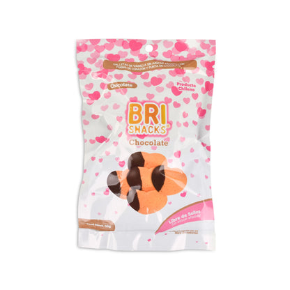 Galletas Brisnack Corazón Chocolate Sin Azúcar 45g