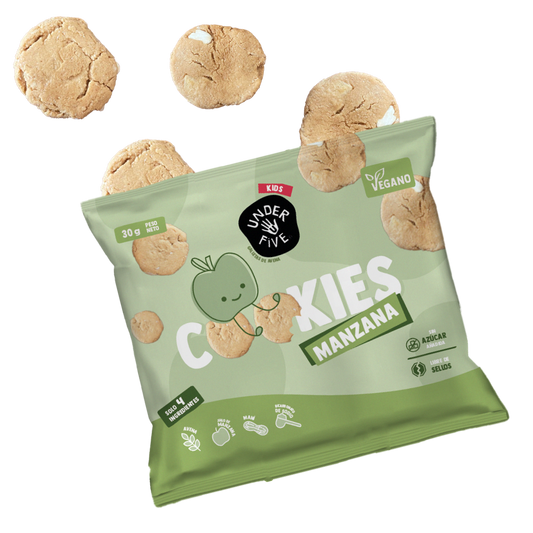 Galletas de Avena Under Five Kids Manzana 30g - Sin Azúcar