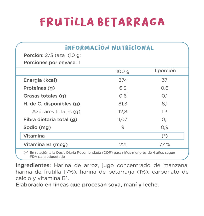 Snack Infantil Puffs Kuna Foods Frutilla Betarraga 10g - Vegano