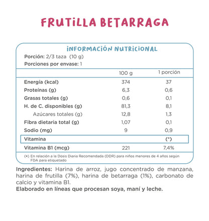 Snack Infantil Puffs Kuna Foods Frutilla Betarraga 10g - Vegano