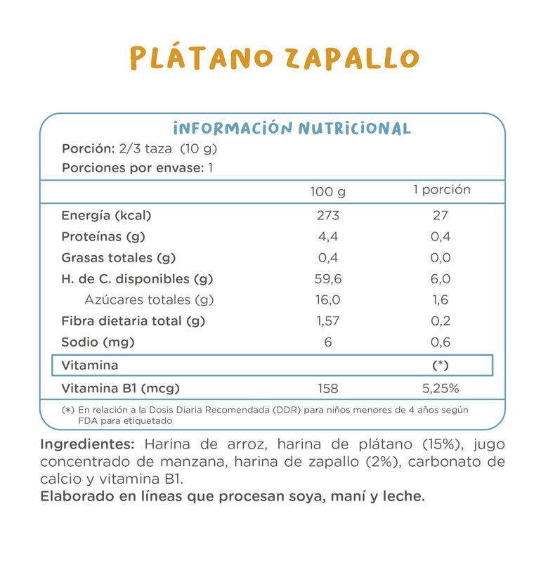 Cereal Infantil Puffs Kuna Foods Plátano Zapallo 10g - Snack Saludable
